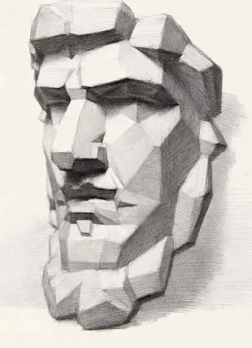 掌握体块感的表达,就能画好素描石膏像! - 元艺考