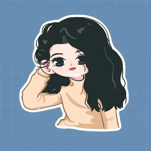 小姐姐一枚呀～羊毛卷真是又慵懒又迷人～07请勿商用二改#手绘头像