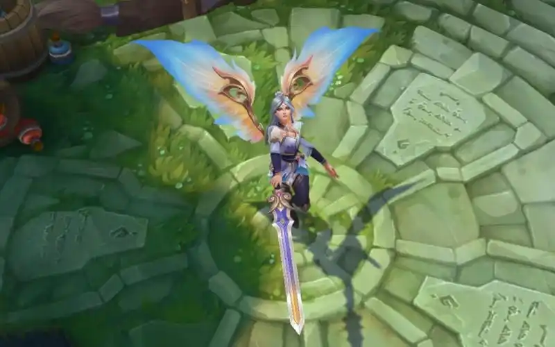 【lol】天使玉剑传说珠光炫彩皮肤演示