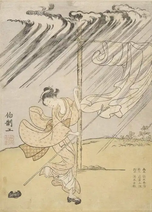 暮春的大阪,属于浮世绘:从葛饰北斋看到铃木春信,歌川国芳