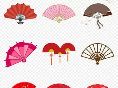 扇子简笔画 手绘 - 简单简笔画