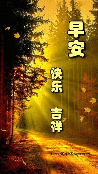 早上好问候祝福语录早安祝福大全动态图