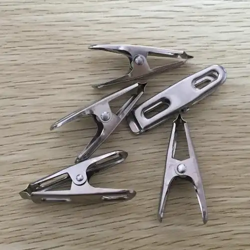 e063 20个不锈钢夹子 不锈钢夹子,袜夹,不锈被夹,晾衣夹