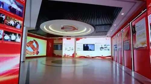 "党建 企业"二馆合一 中国万达集团展览馆东营开馆