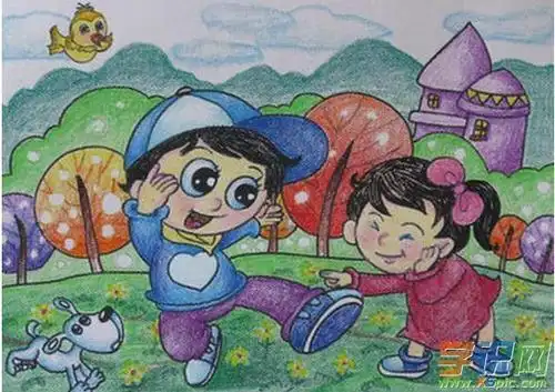 儿童水彩画作品你喜欢吗?下面由学识网小编带