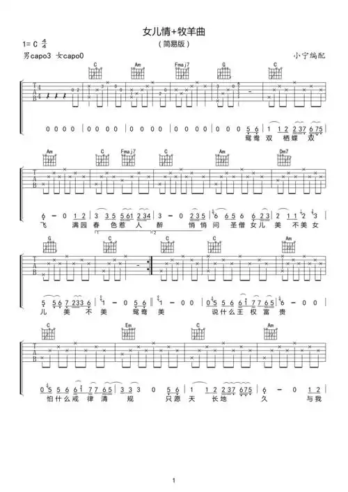 吉他超难较难中级简单极简演奏难度共3页热度/8235版权声明:所有谱子