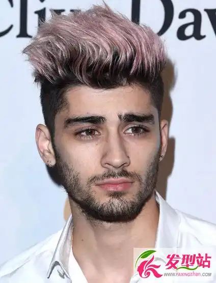 欧美型男染发发型图片 美渣zayn发型参考_发型站_最新流行发型设计