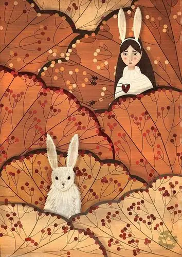 超现实主义画家插画欣赏,恬静画风插画作品 - 高光网