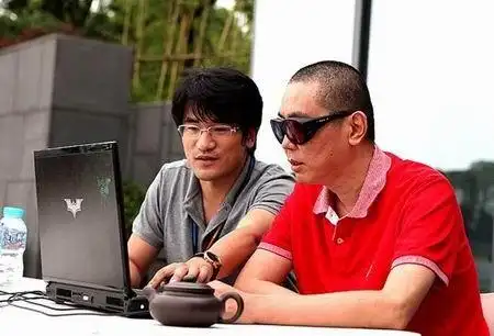 史玉柱与《仙侠世界》制作人小刀