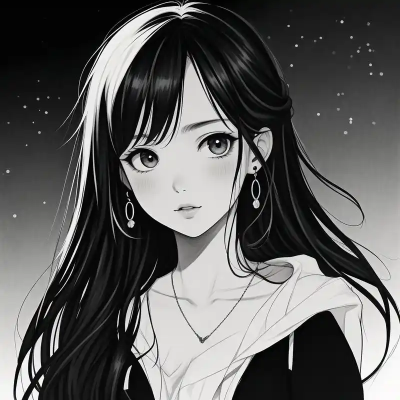 94高冷女生黑色系头像94