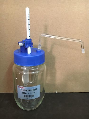 上海荣泰可调玻璃加液器 定量加液器 1/5/10ml 加液瓶 实验器材