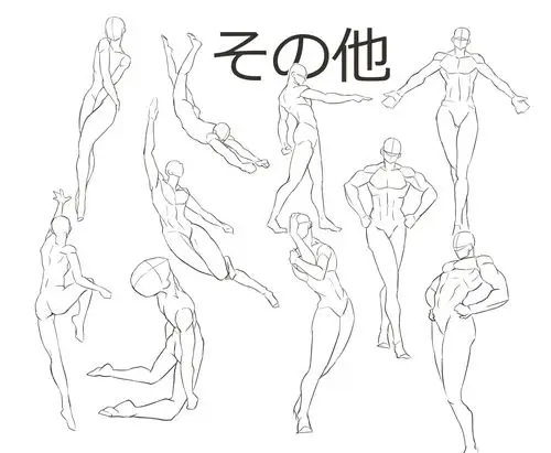 打斗姿势绘画素材参考(图片较多,建议转存)