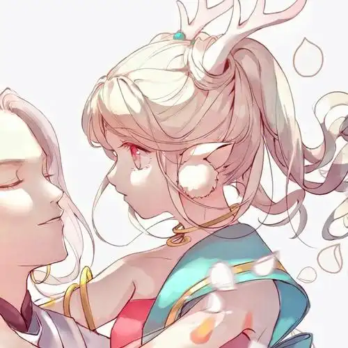 云瑶情头谁能拒绝怀里的神鹿呢