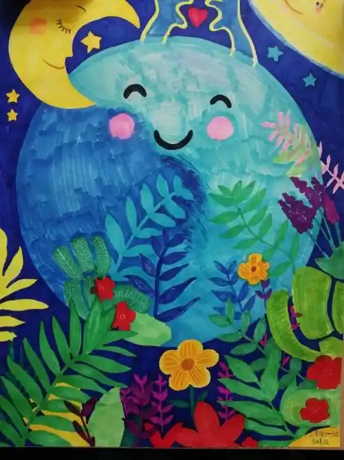 为地球着色在我们大部分人的眼中,地球是蓝色的,是绿色的,是五颜六色