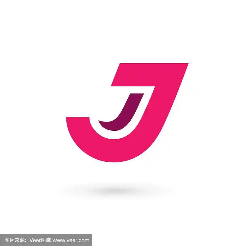 字母j标志图标设计模板元素