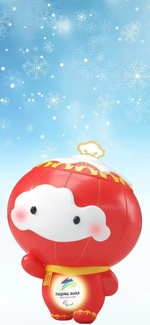 壁纸冰墩墩雪容融来了