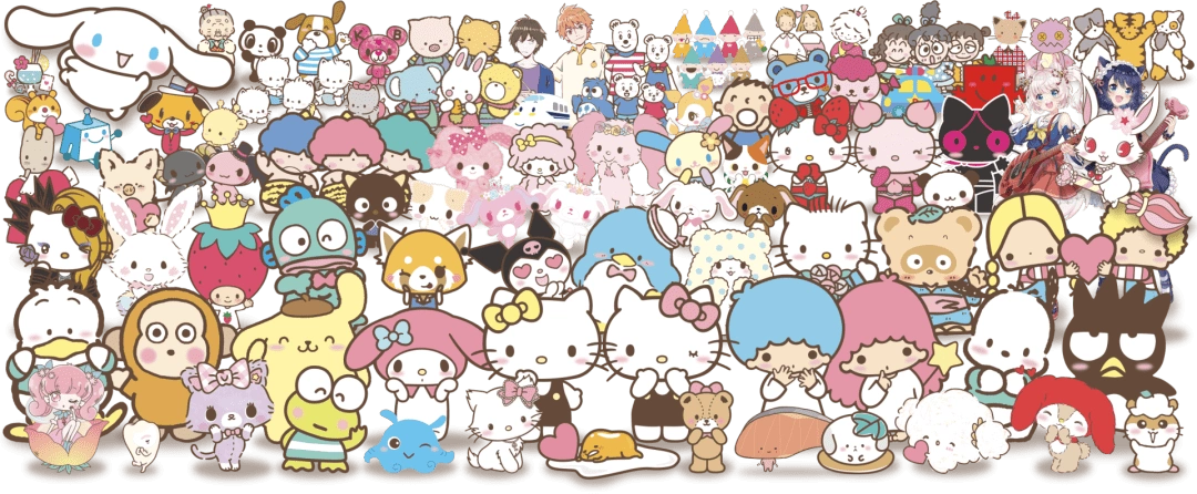 每年,在三丽鸥的安排下,这帮常年出没于大家的书包,t恤上的卡通角色