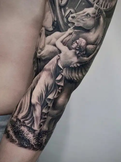 壹铭#哈尔滨纹身  #tattoo  #纹身  #花臂纹身  #欧美花臂  #纹身图案