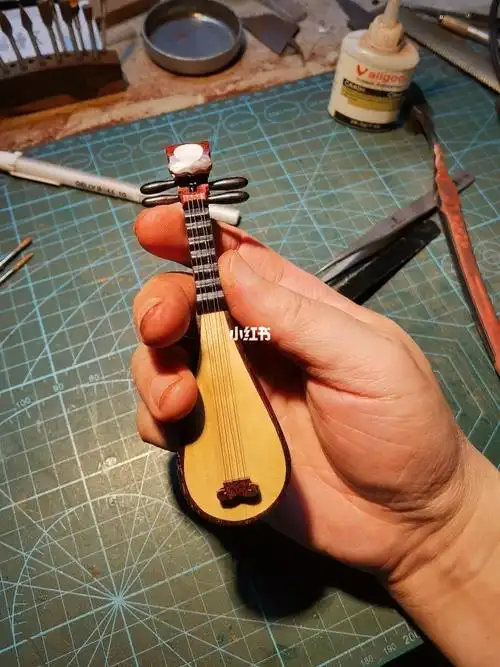 手工造物小叶紫檀手工琵琶