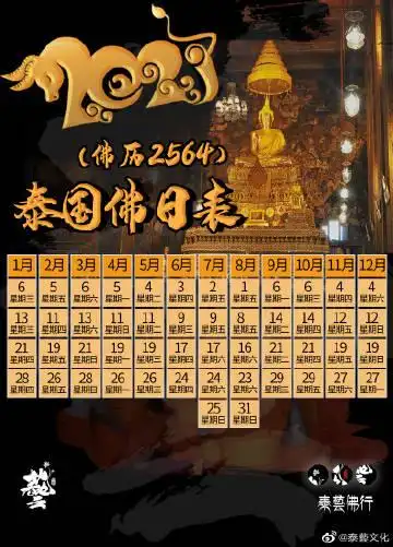 今泰天国佛日  "佛日"是"佛教节日"的称简,佛教称"四斋日".