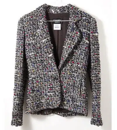 经典传世之作香奈儿经典斜纹软呢外套