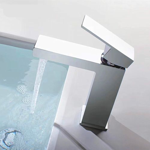 施韵令跨境面盆龙头 陶瓷芯片冷热出水卫浴龙头酒店家用浴室四方水