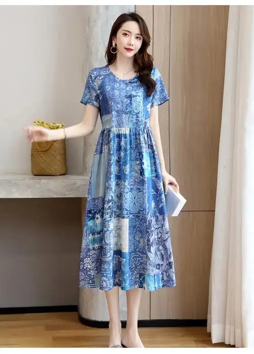 2021夏装新款时尚连衣裙(货号 wz3610)