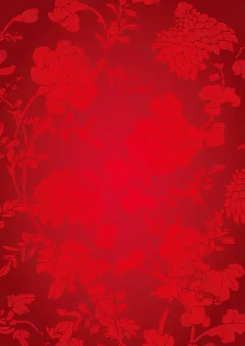 红色中国传统纹理背景矢量