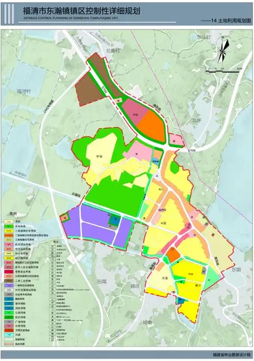 福清1600余亩地块控规获批复同意,规划"一轴,一心,四区"