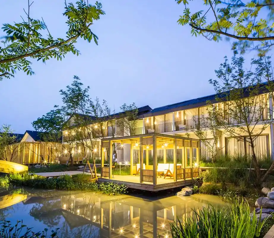 花间堂杭州酒店位于原生态景区西溪湿地内,距离西湖五公 - 抖音