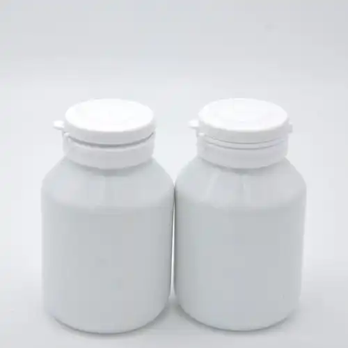 100cc白色撕拉盖小塑料瓶 hdpe粉剂牙粉药瓶子