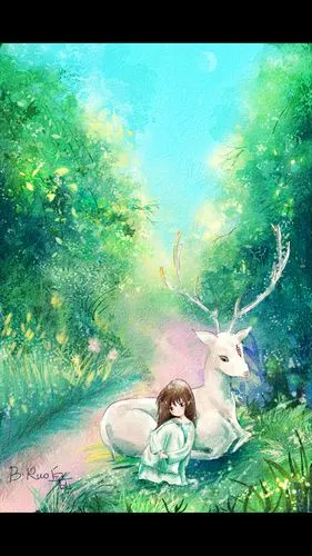 小女孩和我的鹿