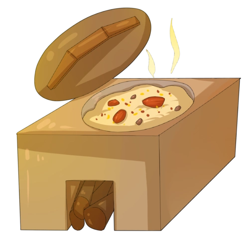 卡通腊八粥手绘插画图片