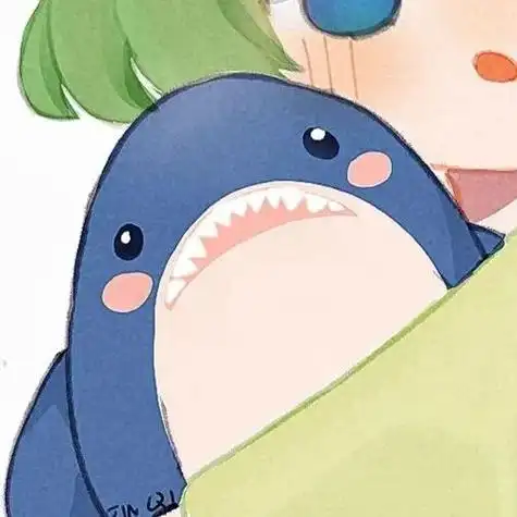 王者荣耀情侣头像蔡文姬抱着小鲨鱼蔡文姬澜