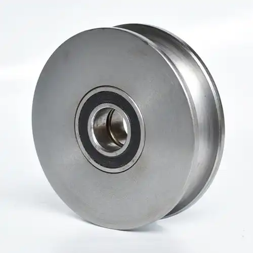 u型钢丝绳滑轮 吊车滑轮 起重滑轮 轨道轮 u槽轮轴承滑轮 圆管轮 直径