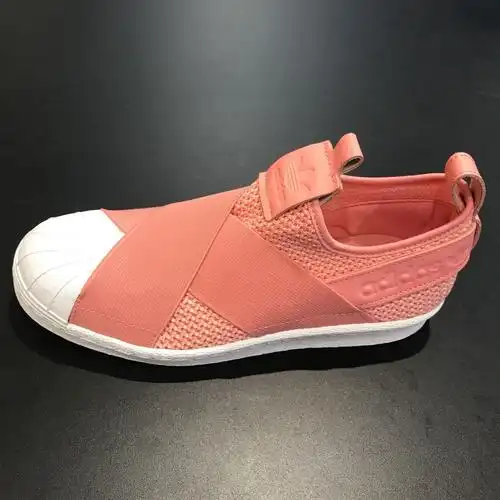 adidas 三叶草 superstar slipon 女子贝壳头一脚蹬休闲鞋