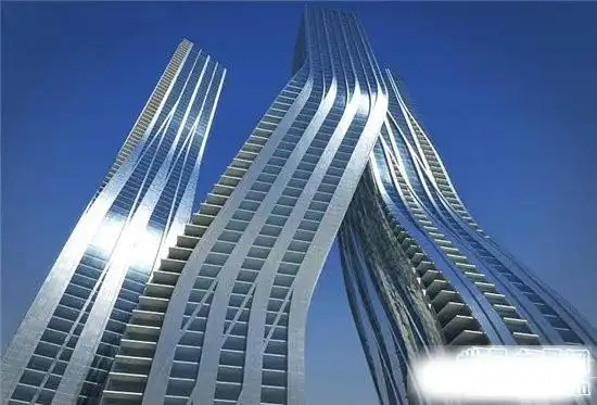 迪拜风中烛火大厦由多个建筑物组成,堪称最完美建筑