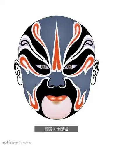 三国京剧脸谱包拯图片分享下载