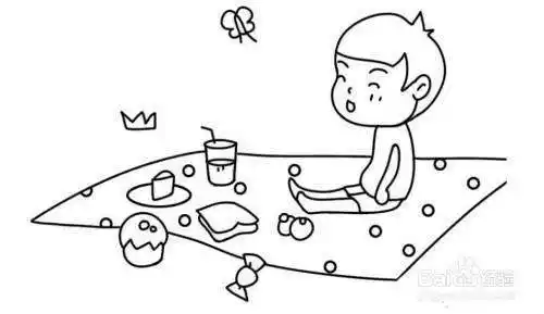 增城露营食物简笔画(露营怎么画儿童简笔画大全)