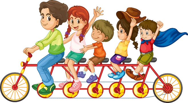 【可下载】卡通手绘儿童人物小学生幼儿园手拉手友爱玩耍学习 手牵手