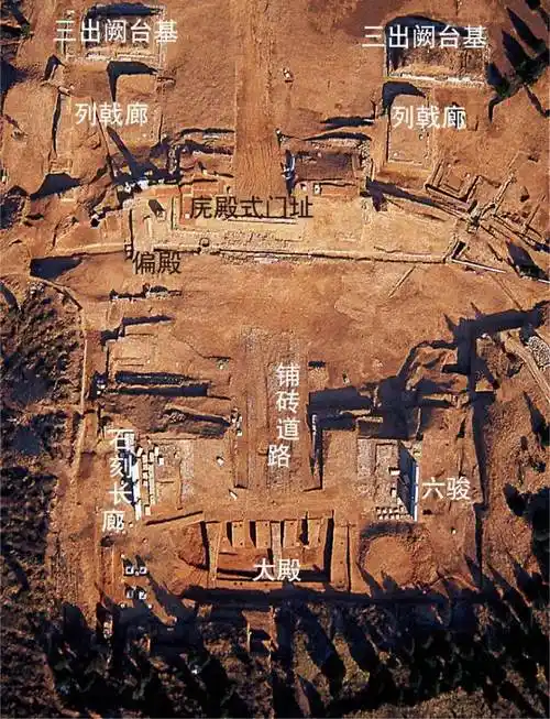 唐昭陵显露冰山一角