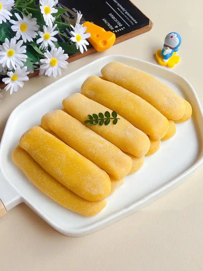 简单零失败7515会流心的芒果夹心麻薯,馋哭了～ 91今天分享好吃