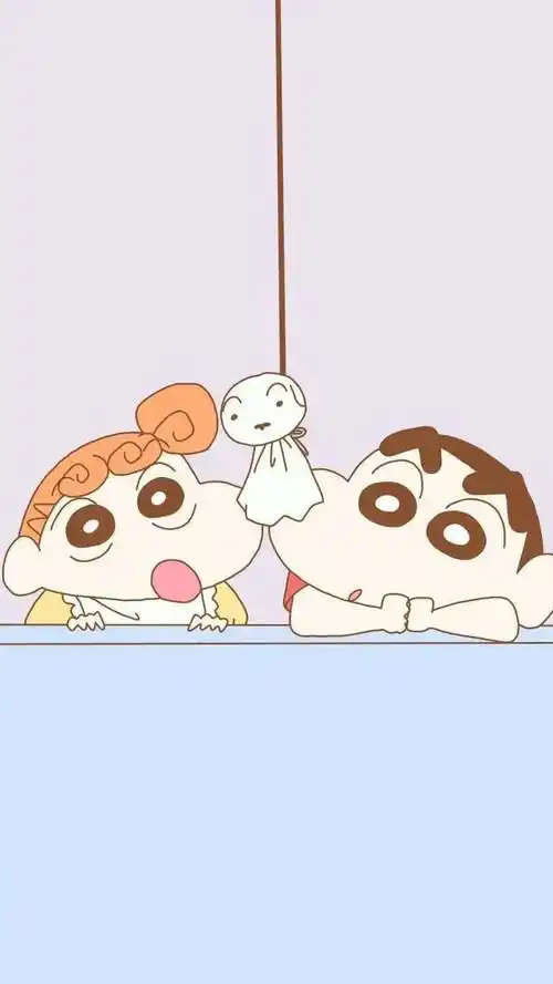 壁纸啰可爱蜡笔小新系列壁纸背景图