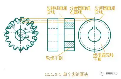 齿轮画法_视图