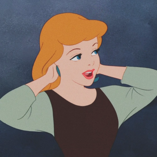 迪士尼《灰姑娘》自截 复古动漫头像