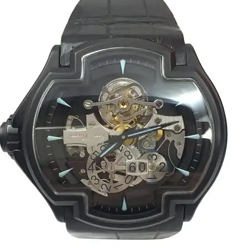 [9.8新]编号117 cp十字架独立制表陀飞轮腕表d87