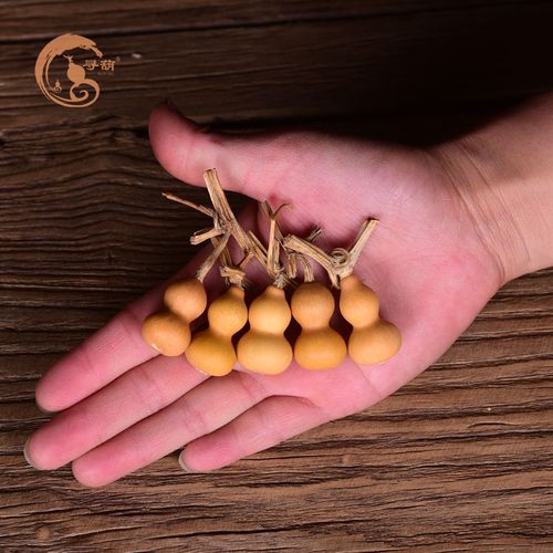 手把件文玩 随身_文玩手捻小葫芦把玩特小迷你草李金铁包金手把件2-3