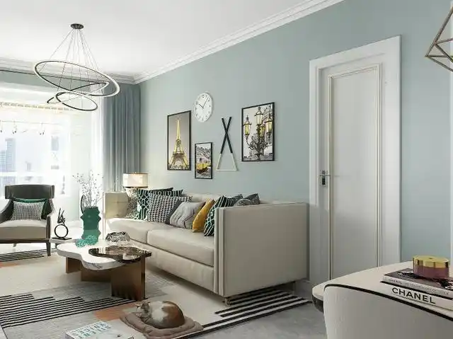 北欧风格——客厅装修设计案例,任你众里挑一.(一)