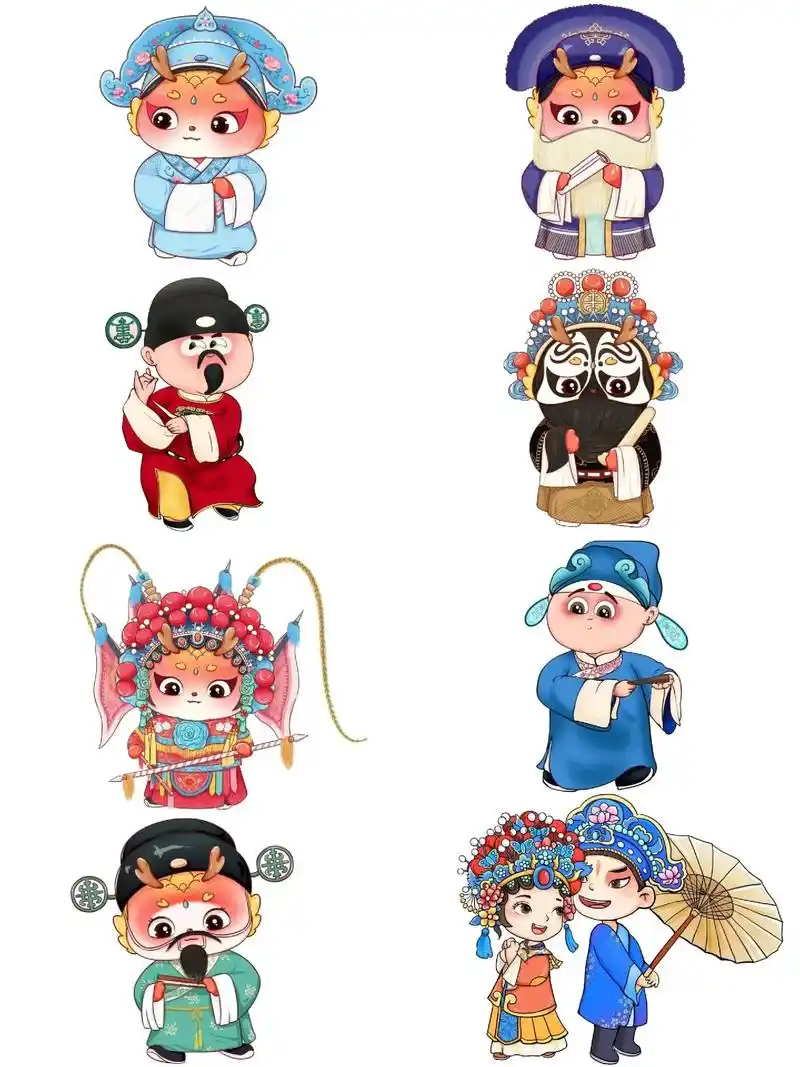 图文伙伴计划 #简笔画 #画画 #国潮风 #京剧 国潮小龙 - 抖音