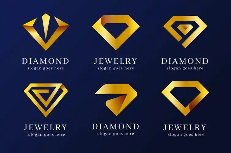 六个创意钻石logo矢量素材aiepspng